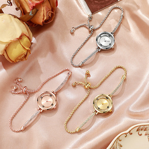 Montre Femme 2026 à Cadran Rond et Bracelet Tressé, Style Élégant - Product Image 6