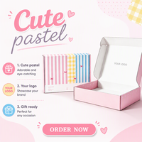 Boîte d'emballage en papier ondulé écologique pour expédition de cadeaux, avec logo personnalisé imprimé, pour produits de soin de la peau/boîte personnalisable