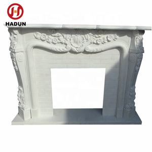 Популярный белый каррарский мраморный камин - Product Image 6