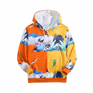 Nouveaux sweats à capuche cousus pour hommes sur mesure Anti-rides respirant haute qualité Sublimation sweats à capuche pour hommes avec des taux bon marché - Product Image 1