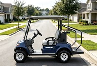 A827.2 Mobil Golf 2 Kursi, Buggy di Lapangan untuk Membawa Tas Golf.