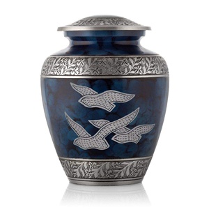 Urne funéraire métallique solide funéraire urnes classiques couleur rose Urne de crémation adulte rose imprimé cendres et souvenirs en gros - Product Image 4