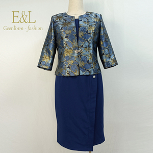Vestido de Oficina para Mujer, Color Marrón a Cuadros, Estilo Turco Africano - Product Image 6