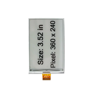 Module d'affichage E-Paper 3,52 pouces 360x240, interface SPI, écran EPD monochrome pour étiquettes de vente au détail et industrielles