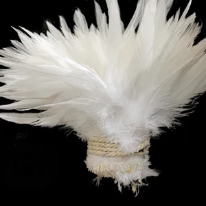 जी टाई डाई चिकन मुर्गा पंख मुर्गा काठी मुर्गा पंख रंगे मुर्गा काठी पंख शिल्प के लिए फैशन