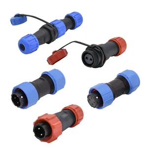 SP Series Connector WEIPU SP11 SP13 SP17 SP21 SP29 1 2 3 4 5 6 7 9 12 14 16 19 22 24 26 Pin IP67 IP68 Waterproof Cable