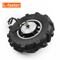 Moteur-roue à démollière sans balais à faible vitesse 36V 48V 1000W 16 pouces pour chariot de jardin et de ferme électrique