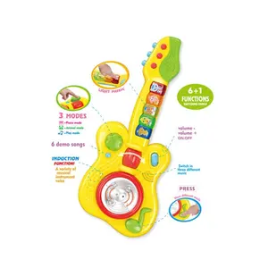 Hot sales plastic musical instrument guitar musical toy for kids