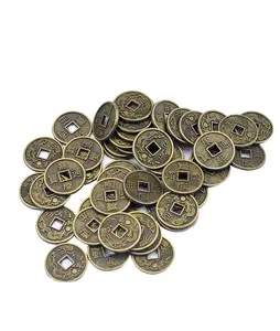 中国易经硬币风水龙凤硬币15毫米 (0.9 ”)