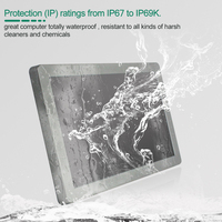 Innoaiot resistente al agua 15,6 pulgadas Full HD LCD táctil resistiva grado industrial Panel PC impermeable PC