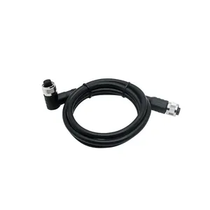 IP67 Wasserdichter M12-Stecker mit Kabel 3 4 5 8-poliger Sensor-Verlängerung kabel Buchse zu Buchse