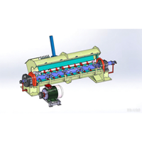 Mélangeur de colle annulaire pour ligne de production de panneaux de particules, machine de mélange de colle pour particules de bois pour usine PB/OSB