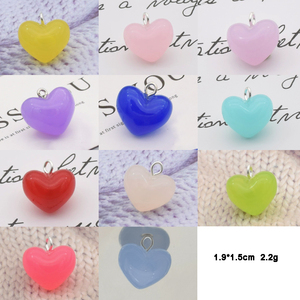 จี้รูปหัวใจ 3 มิติ สำหรับทำเครื่องประดับ DIY ต่างหู สร้อยคอ สร้อยข้อมือ พวงกุญแจทำมือ อุปกรณ์เสริม - Product Image 6