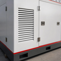 Groupe électrogène diesel insonorisé 50 kVA pour alimentation de secours d'urgence LINGGE 3 phases 400 V 50 Hz