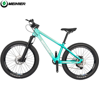 Vélo de montagne en fibre de carbone avec fourche à suspension Vélo de sport pour jeunes de 24 pouces Frein à disque Vélo VTT en carbone