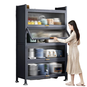 Armoire en bois multifonctionnelle essentielle <span class=keywords><strong>pour</strong></span> la cuisine à domicile, étagère à plusieurs niveaux <span class=keywords><strong>pour</strong></span> casseroles et four à <span class=keywords><strong>micro</strong></span>-ondes, rangement <span class=keywords><strong>pour</strong></span> d'autres articles - Product Image 4