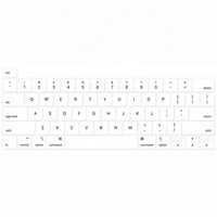 Couverture de clavier d'ordinateur portable version américaine pour MacBook Pro 13 A2289/2251/2338 2020 Pro 16 A2141 2019