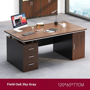 Bán buôn Hot Phong Cách tùy chỉnh hiện đại nối dài Máy tính văn phòng bằng gỗ nhân viên bàn đặt - Product Image 6