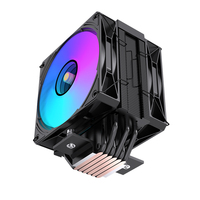 Refroidisseur de processeur universel Lovingcool en gros avec ventilateurs ARGB, FDB, HDB, PWM 4 broches, écran numérique, couvercle supérieur et 6 caloducs en cuivre