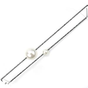 Ruban en satin coréen, perle fine, bandeau pour cheveux de bébé mignon, élastiques à cheveux personnalisés, attaches - Product Image 6