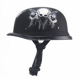 Slke Dot được phê duyệt Retro lửa Skull EAGLE chiến tranh thế giới II Mũ bảo hiểm nửa mặt Mũ bảo hiểm cho xe máy - Product Image 1
