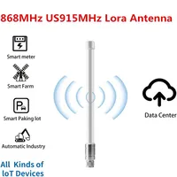 Antenne Lora à gain élevé en fibre de verre 58dBi 868/915MHz N Mâle pour Bobcat Helium HNT Miners IoT Module WAN Extérieur pour Nebra