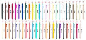 Stylo bille rétractable en plastique ABS multicolore promotionnel pas cher avec impression de logo publicitaire personnalisé, cadeaux d'école de marque - Product Image 6
