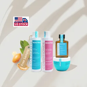 Usa Overseas Warehouse Private Label OEM Shampoo e balsamo per capelli Set Shampoo all'olio di Argan marocchino senza solfati