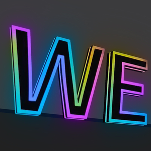 可编程RGB WS2815发光二极管条s形SMD5050，智能控制，定制彩色标志 - Product Image 1