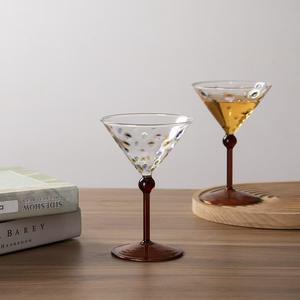 彩色圆点奢华家用葡萄酒鸡尾酒杯，带有月亮布宜诺斯艾利斯图案，适合派对场合 - Product Image 5