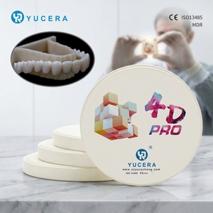 Bloc de zircone multicouche Yucera Precision 4D Plus pour système de fraisage CAD CAM, zircone <span class=keywords><strong>dentaire</strong></span> esthétique haute performance - Product Image 1