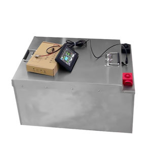 قاطع توك توك لعجلة ثلاثية العجلات الكهربائية 72 فولت و202 أمبير بطارية ليثيوم لتشغيل العربة شاحن بقوة 110 فولت LiFePO4 24S مع شاشة - Product Image 4