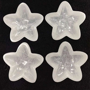 ชามซูเปอร์เซลีไนต์ คริสตัลสตาร์ดิช แกะสลักด้วยมือจากยิปซัม ของตกแต่งบ้าน ของขวัญ และงานฝีมือ ราคาขายส่ง - Product Image 1