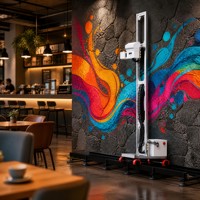 Impresora de Pared Integrada UV, Impresora Vertical 3D para Pared y Suelo, Máquina de Pintura Todo en Uno