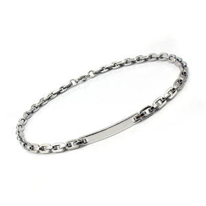 تخصيص Engravable الليزر قلادة مجوهرات مع معرف محفورة بسيطة المختنق رابط للرجال/النساء هدية - Product Image 5