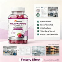 Vitamines Multiples en Gros pour Elle, Gommes de Collagène, Vente Directe Usine, Marque Privée, Soutien Cheveux Peau Ongles, Faible MOQ