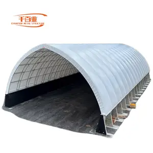 Penampungan atap logam membangun ventilasi membangun pesaing untuk grounded