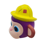 Jouets en mousse PU personnalisés bon marché en forme de singe à montée lente, fabriqués en usine