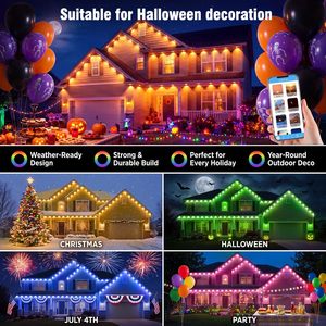 Lampes LED RGBW 12v/24v à points lumineux, étanches IP68, pour aménagement paysager, Noël et fêtes, éclairage extérieur permanent avec garantie de 5 ans - Product Image 2