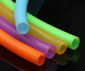 Tuyau d'air flexible en <span class=keywords><strong>PVC</strong></span> PU personnalisable, tuyau d'eau extrudé pour le transport d'air et d'eau, protège les câbles - Product Image 5