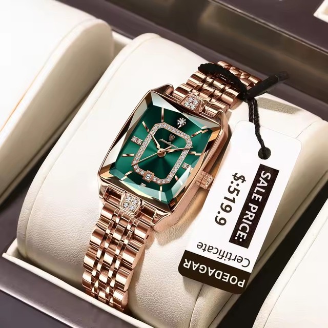785 Fashion Elegant Women Wristwatch Waterproof Date Ladies Watch Stainless Steel Quartz Women's Watches Reloj Gift