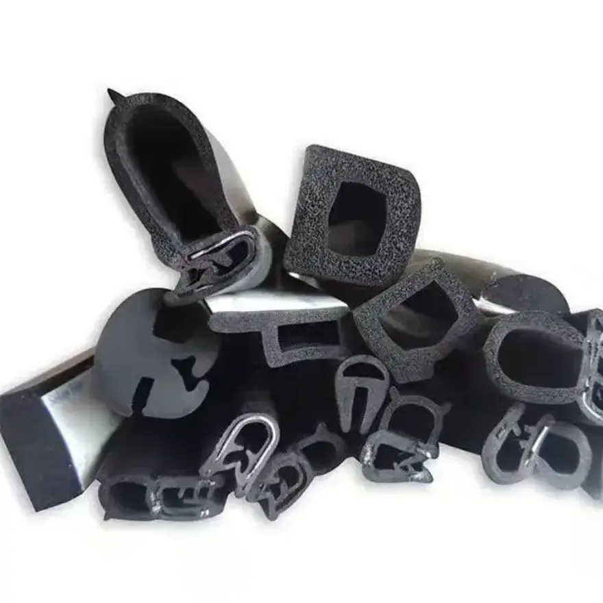 Custom Designs Made Various Shapes Extrusion Industrial Seals EPDM Rubber Strip