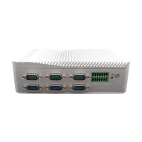 Nuevo Mini PC Industrial sin Ventilador de 8.ª Generación con 2 LAN, 6 RS422 COM, Intel Core Kaby Lake I3 8130u, Soporte para SSD y RTC Watchdog