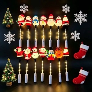 Bâton lumineux portatif à secouer pour Noël, Halloween, <span class=keywords><strong>lanterne</strong></span> citrouille, accessoire d'ambiance, pour éclairage photo de football, en ABS, haute luminosité - Product Image 1