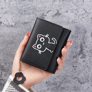 Portefeuille étudiant mignon et coloré en <span class=keywords><strong>cuir</strong></span> PU pour filles, mini <span class=keywords><strong>porte</strong></span>-monnaie pour femmes, <span class=keywords><strong>porte</strong></span>-cartes d'identité - Product Image 5