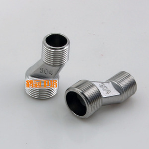 Stainless Steel 304 Pipe Fitting Elbow Connector For <b>Bathroom</b> Faucet <b>Accessories</b> Polished Surface - Product Image 4