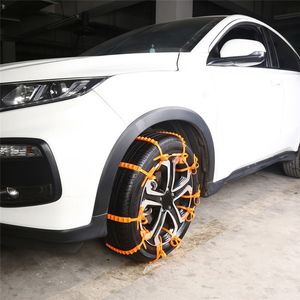 Chaînes à neige universelles pour berlines, SUV, véhicules tout-terrain, bandes de traction en caoutchouc pour pneus, adhérence sur neige et glace en hiver, tailles 10, 20, 30, 40 - Product Image 3