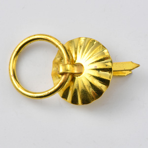 European Style Circular Pull Ring Drawer Handle Antique Bronze <b>Copper</b> Single Hole Furniture <b>Knob</b> - Product Image 4