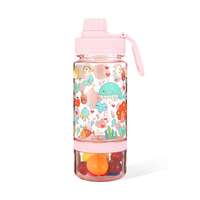 Ensemble de boîtes à déjeuner Bento en plastique PP réutilisable avec bouteille d'eau pour enfants