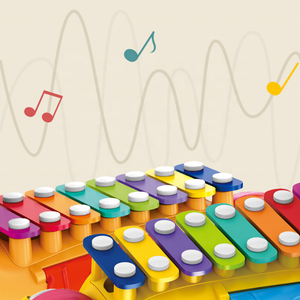 ブロック付きミュージカルおもちゃボーカルポニーホース音楽ライト付きベビー木琴ノックピアノ - Product Image 5